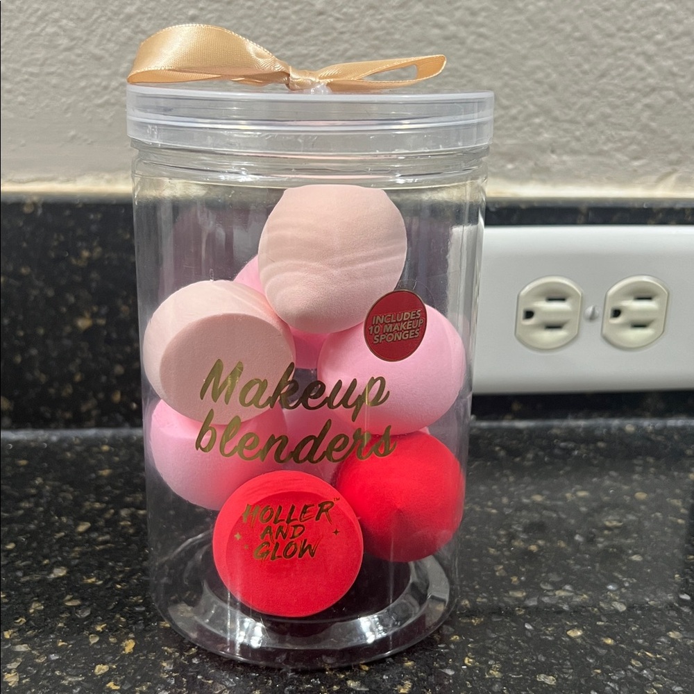 Makeup Blenders Set - Pink and Red